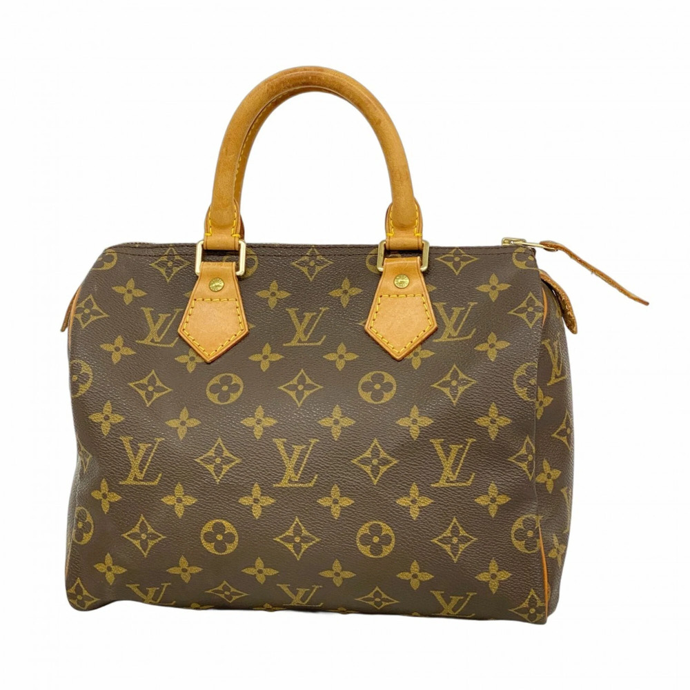 LOUIS VUITTON Brown Monogram Speedy 25 Bag